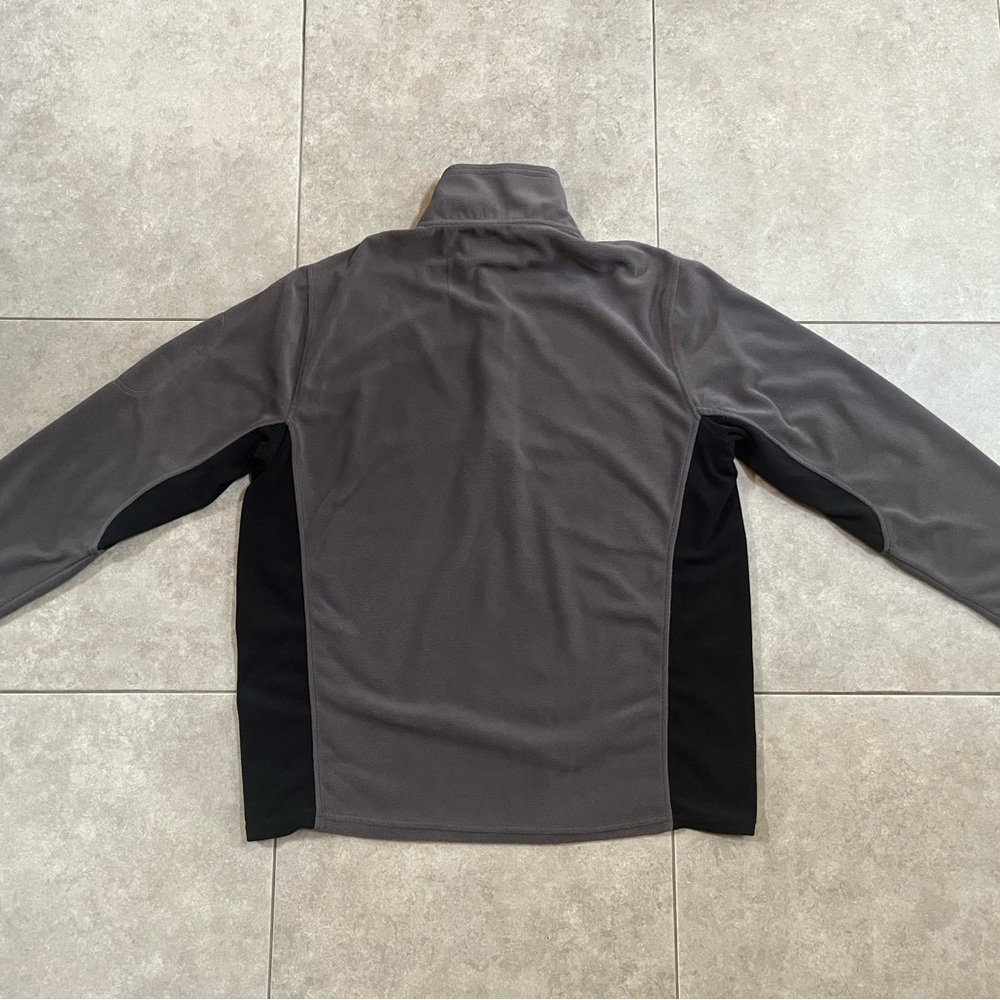Alpine design outdoor adventure gear men XL grey black 1/4 Zip fleece sweater - Picture 5 of 6